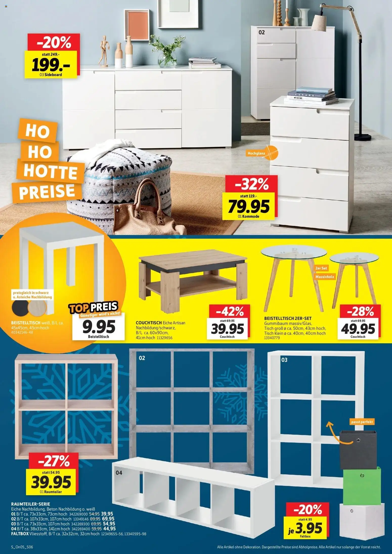Sconto Prospekt 	 – gültig ab 08.12.2025 | Seite: 6 | Produkte: Top, Raumteiler, Kommode, Couchtisch