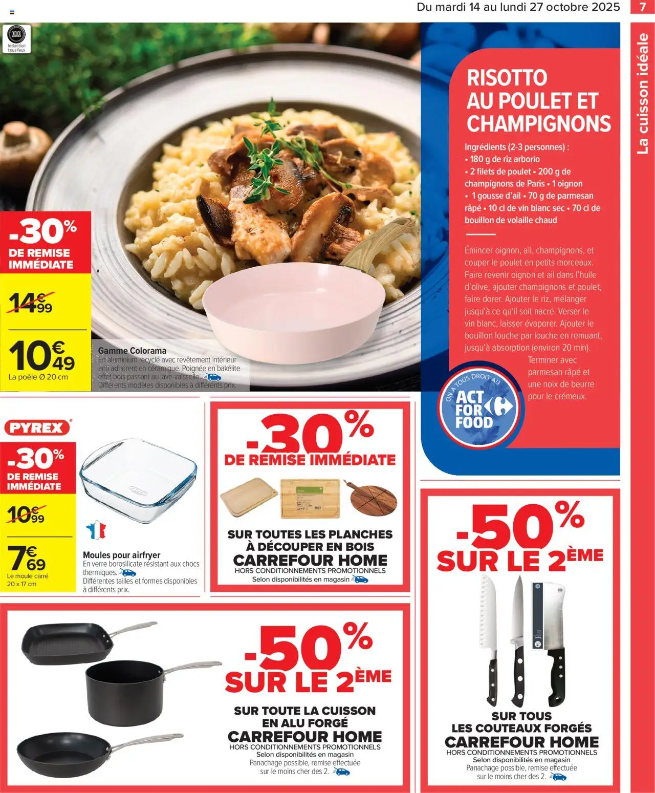 {H1} | Page: 7 | Produits: Poêle, Volaille, Beurre, Vin
