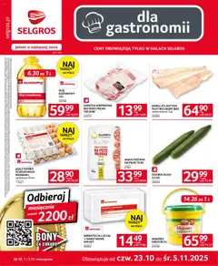 Pogląd oferty "Selgros cash&carry Gazetka - Oferta dla gastronomii" - ważna od 23.10.2025