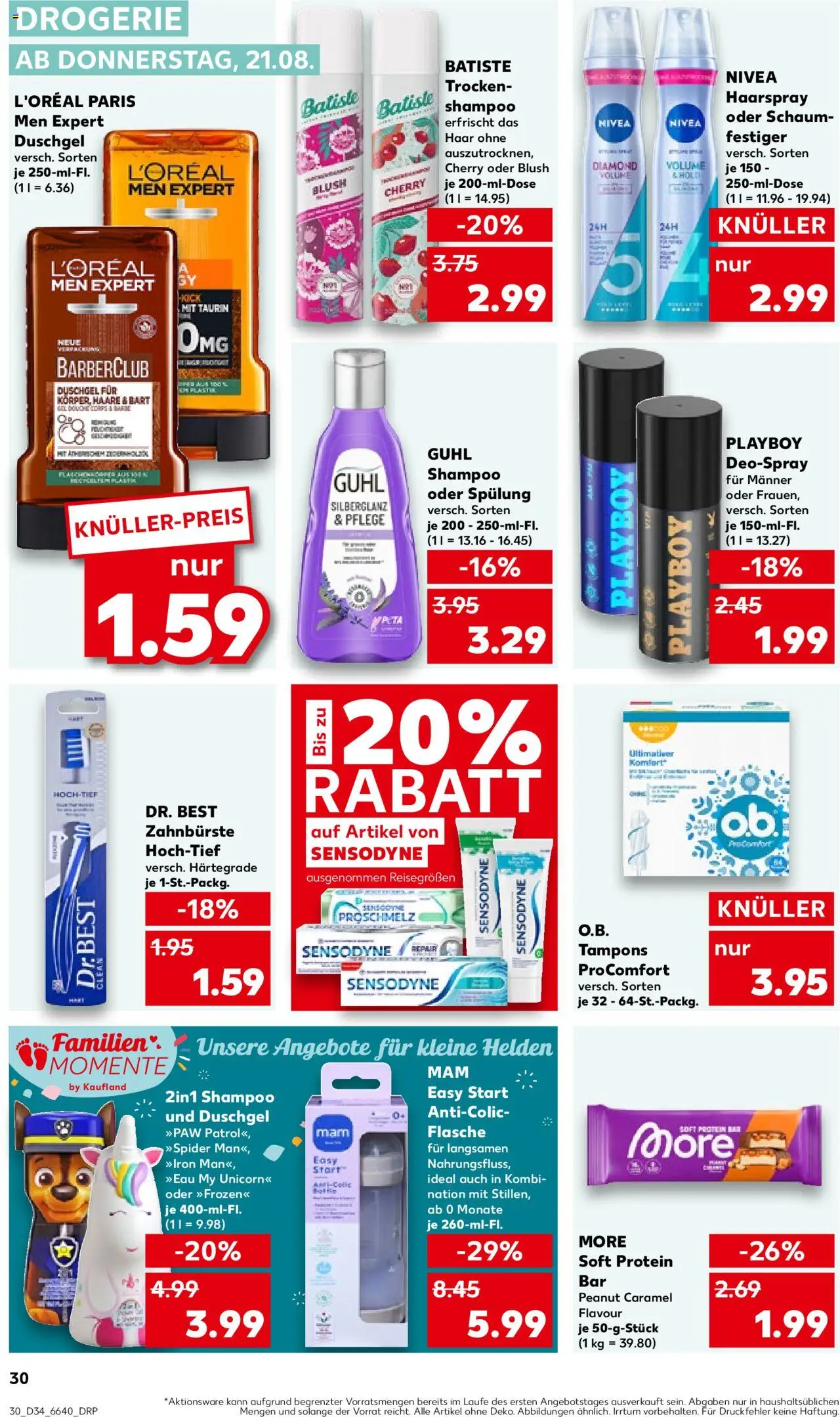  | Pagina: 30 | Producten: Tampons, Blush, Shampoo, Haarspray