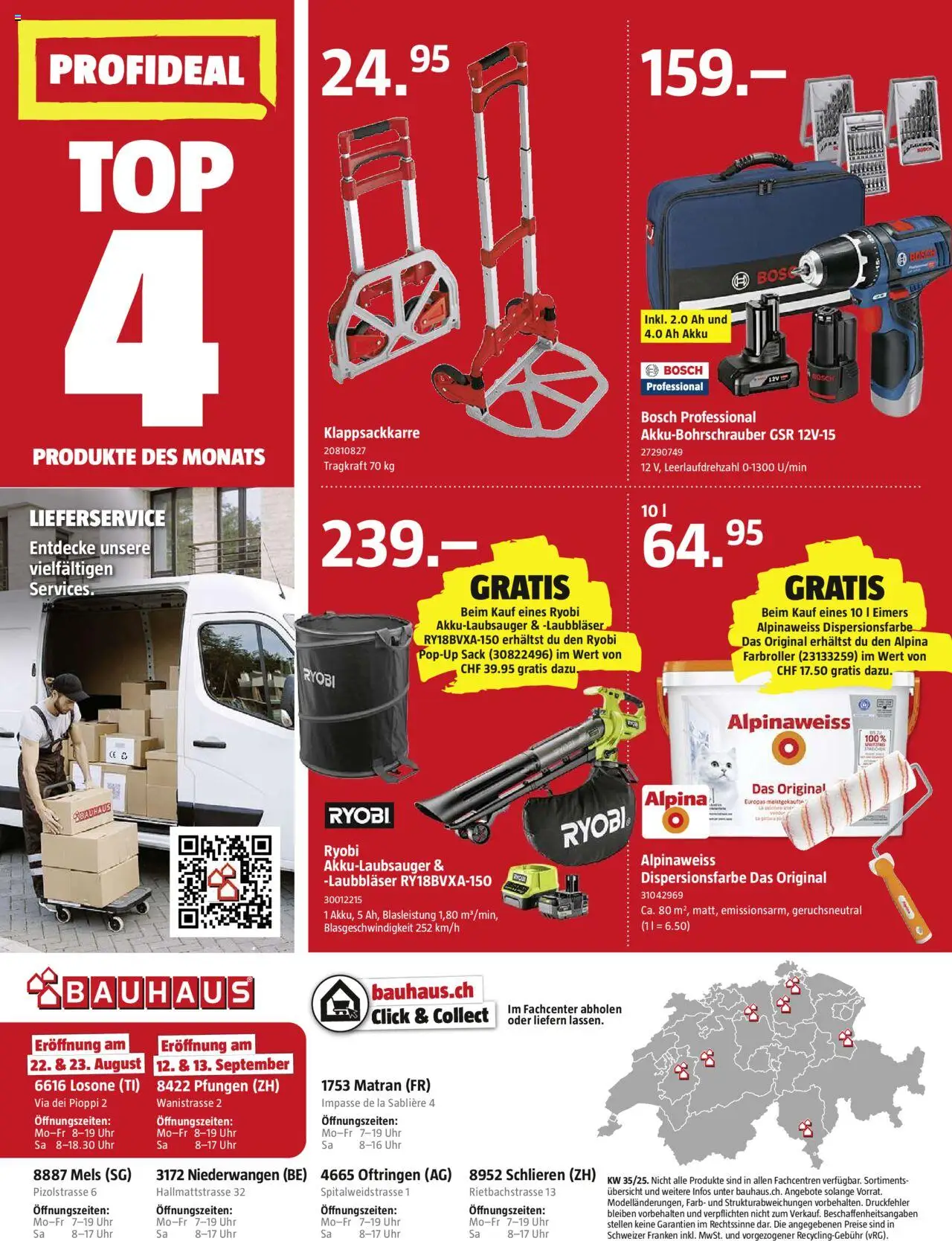 Bauhaus Aktionen ab 25.08.2025 | Seite: 28 | Produkte: Uhr, Bosch