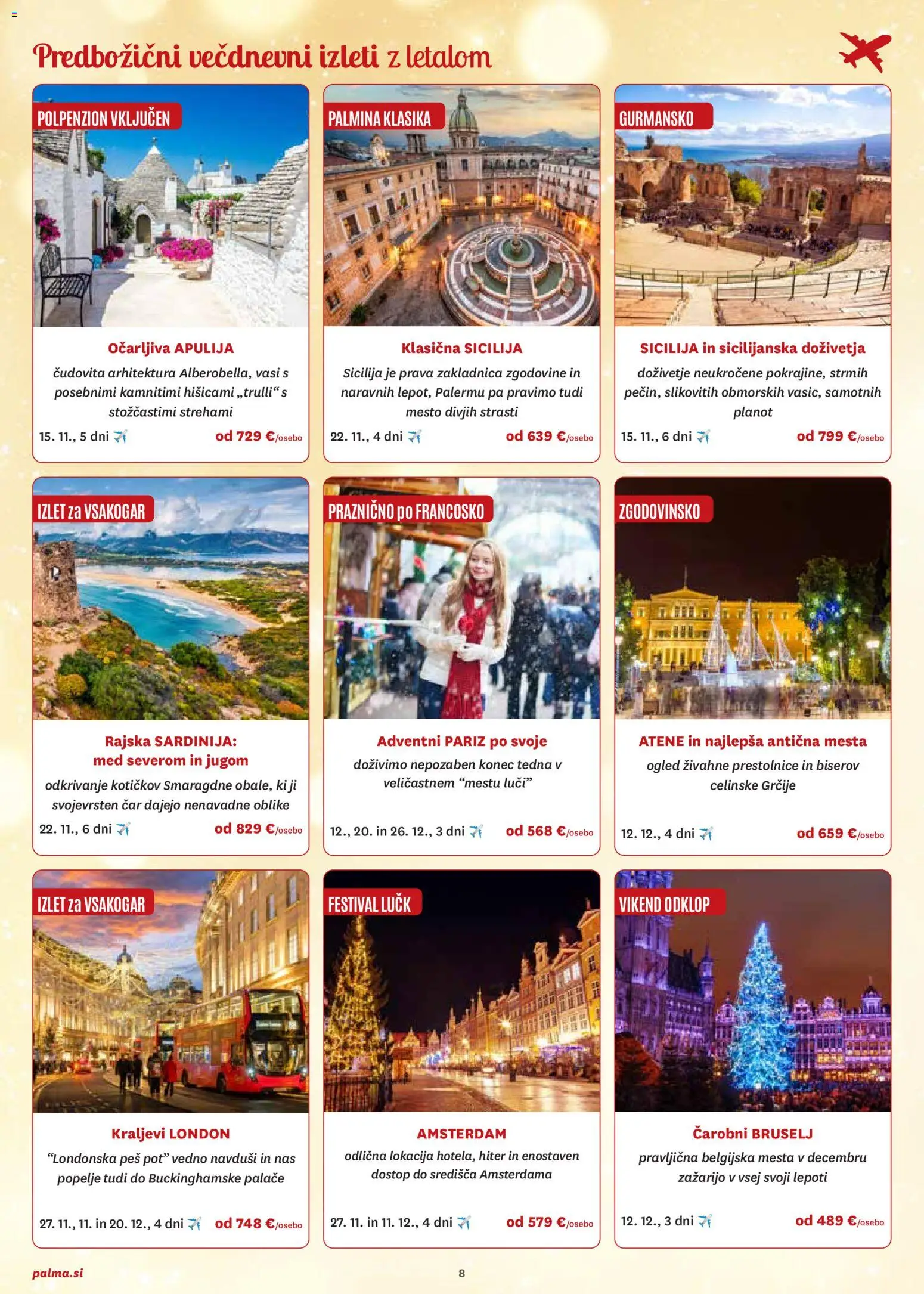 Novi Palma katalog ponudbe – veljaven od 27.10.2025 | Stran: 8