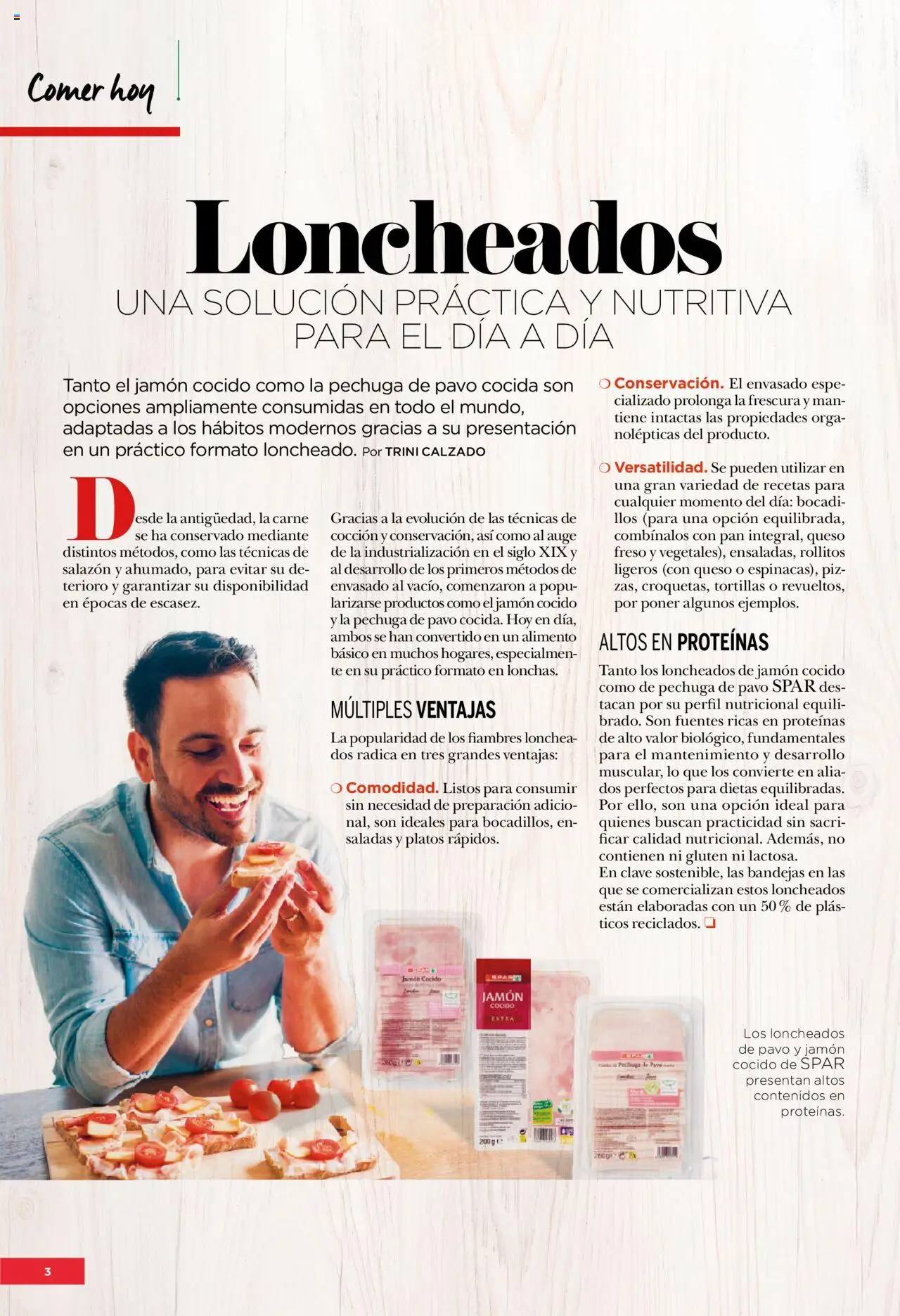 Spar folleto │ válido desde el 17.10.2025 | Página: 3 | Productos: Queso, Pan, Jamón, Té