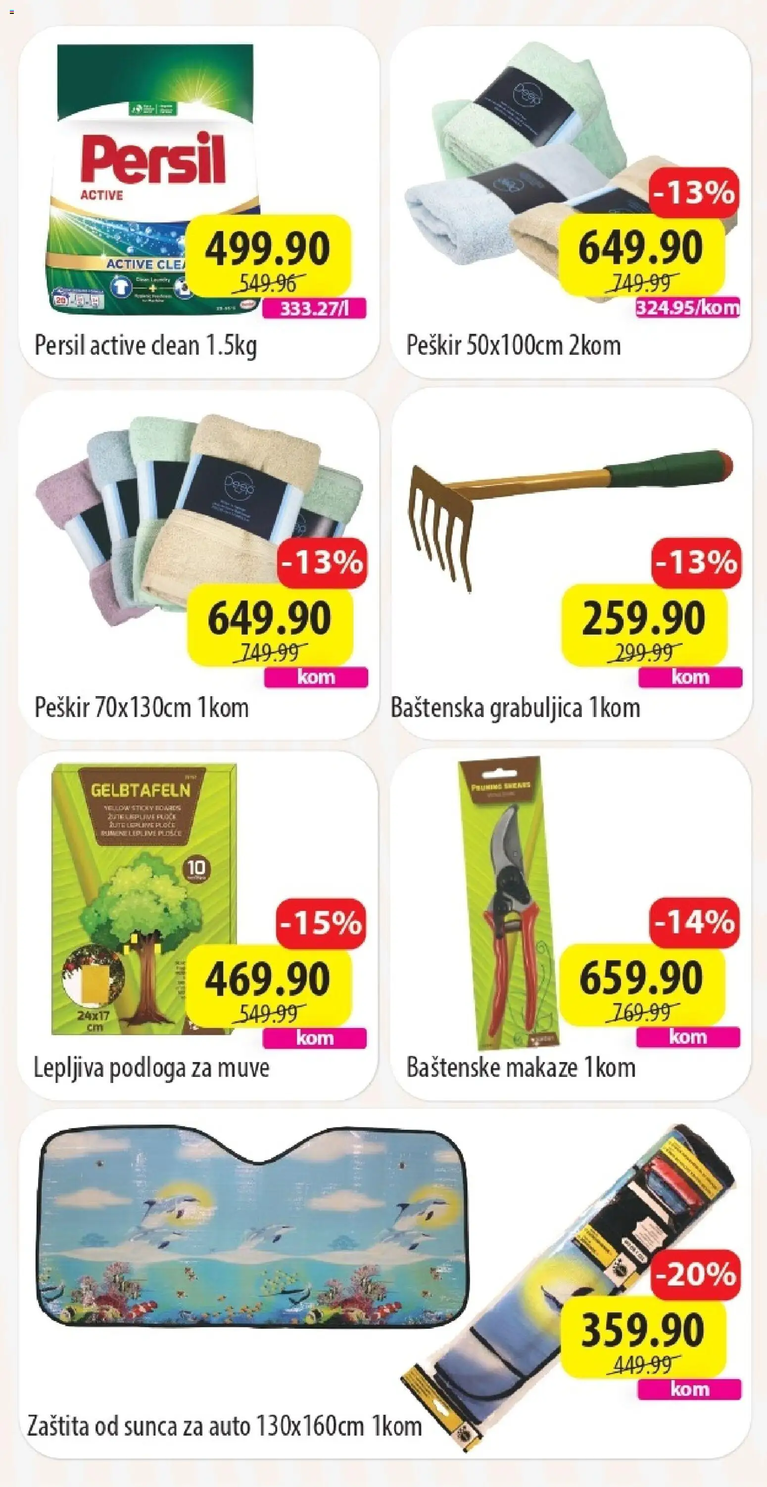 Senta Promet katalog - važi od 13.04.2026 | Strana: 4 | Proizvode: Makaze, Peškir, Persil