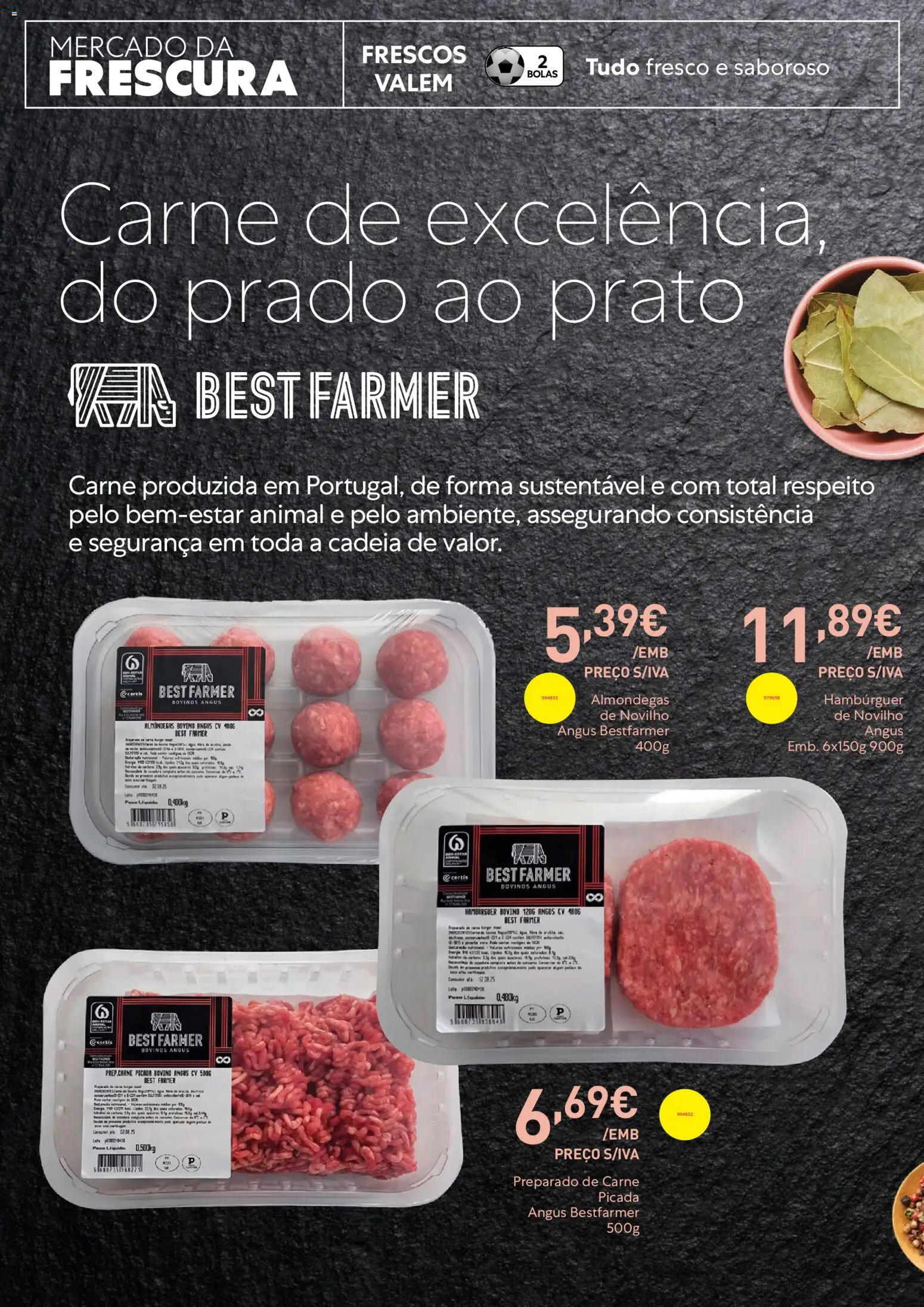 Recheio Horeca │ válido de 07.04.2026 | Página: 4 | Produtos: Hambúrguer, Carne picada, Carne