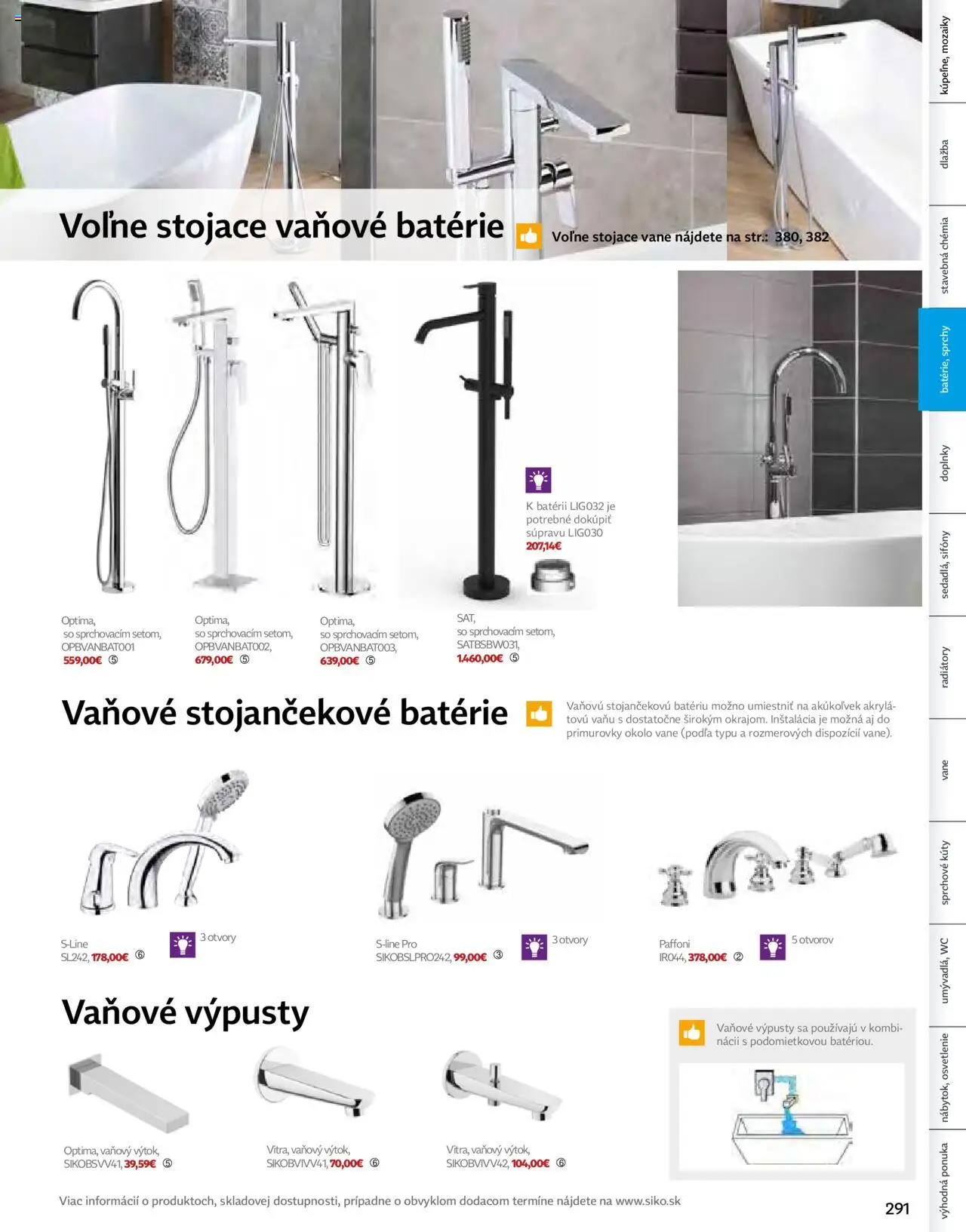 Nové Siko akcie – leták je platný od 01.08.2024 | Strana: 397 | Produkty: Osvetlenie, Dlažba, Radiátory