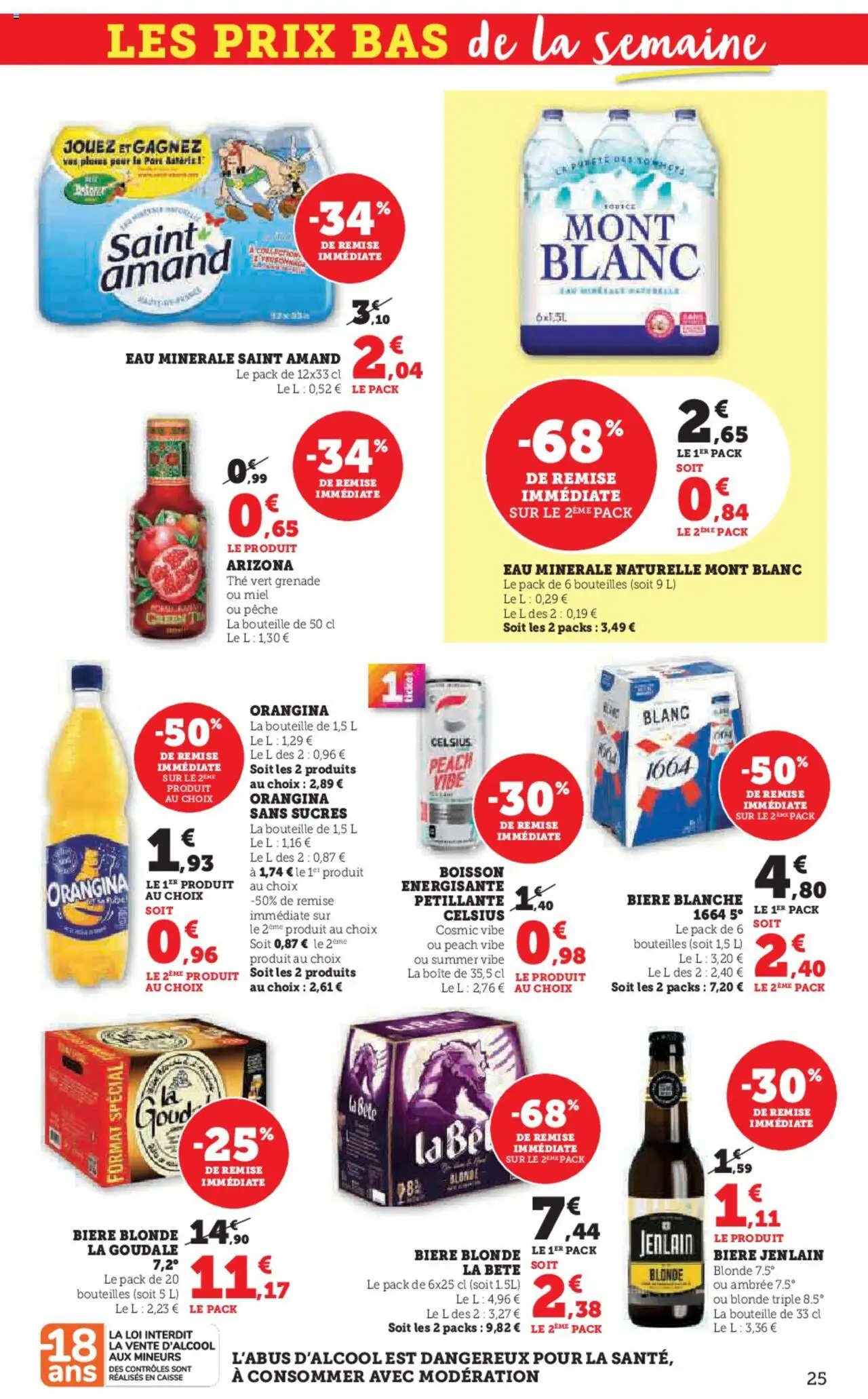  | Page: 25 | Produits: Orangina, Pêche, Miel, Bière