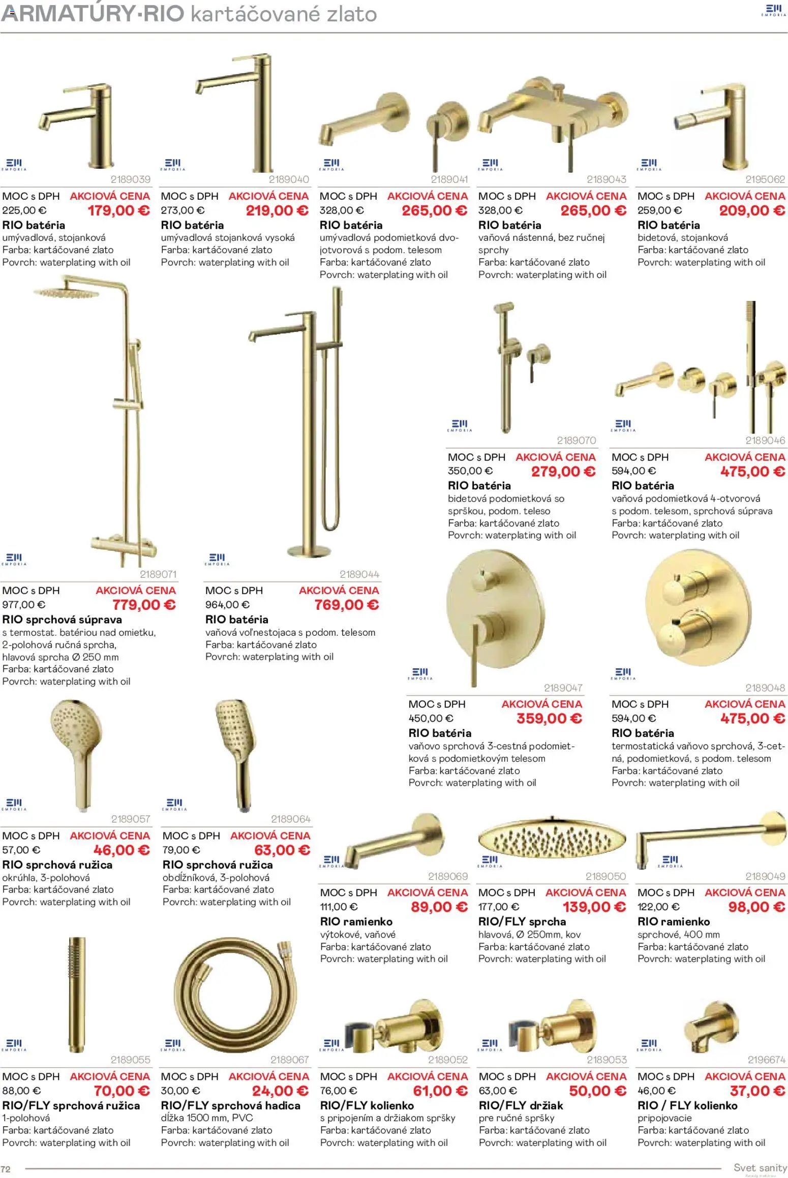 Nové Ingema akcie – leták je platný od 29.10.2025 | Strana: 74 | Produkty: Batéria, Sprcha