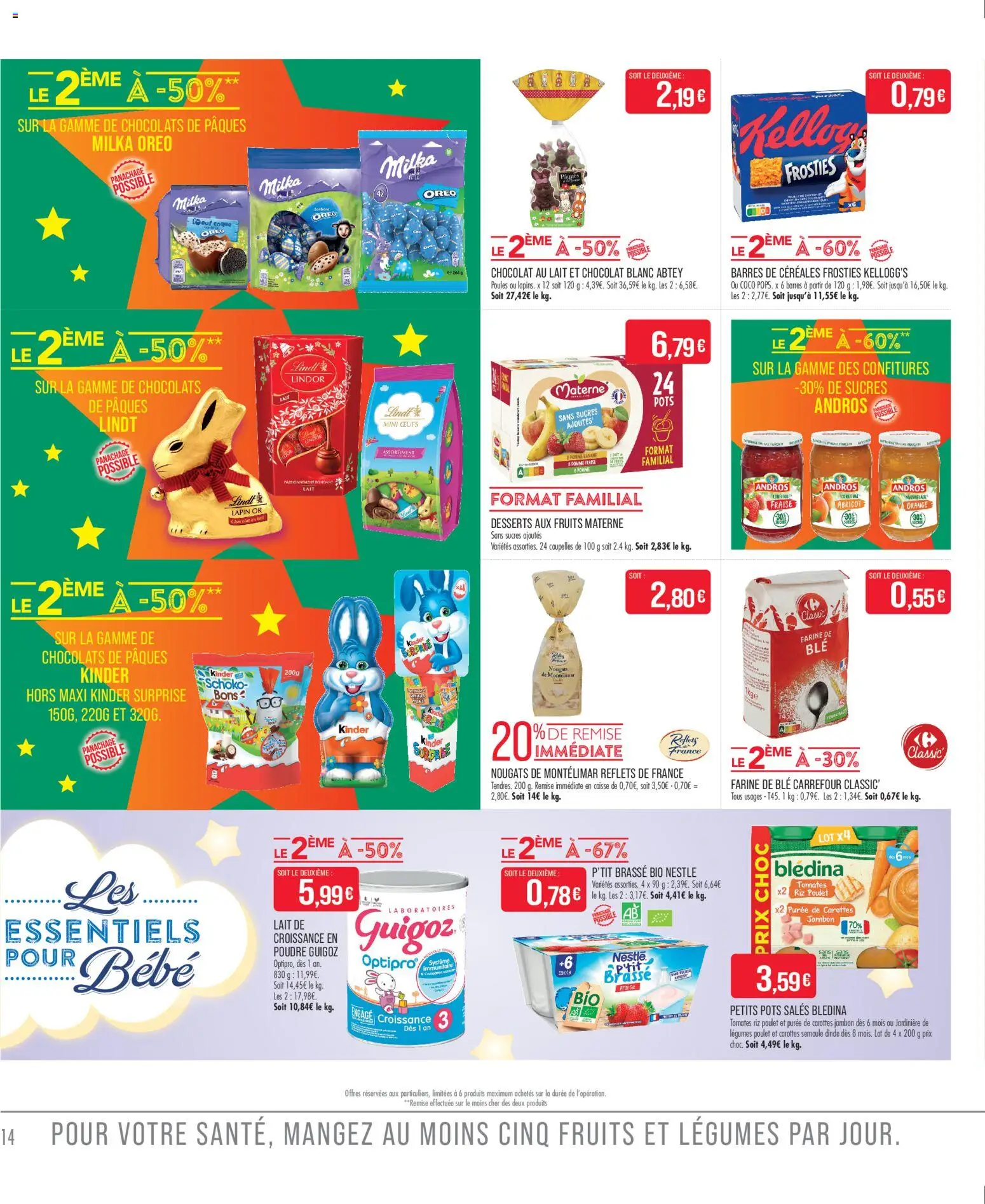 {H1} | Page: 16 | Produits: Farine, Jardinière, Banane, Riz