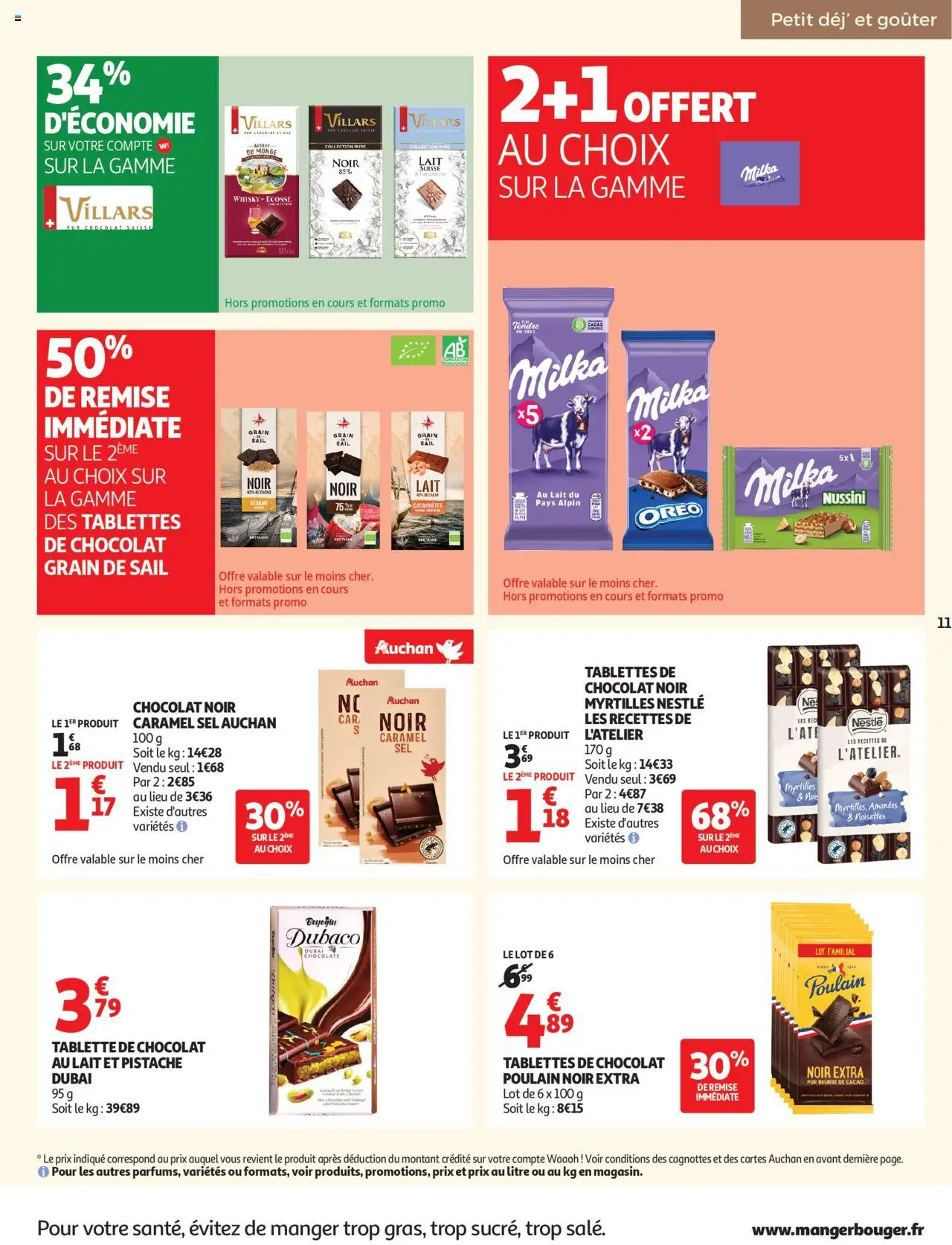 {H1} | Page: 11 | Produits: Tablette, Myrtilles, Beurre, Amandes