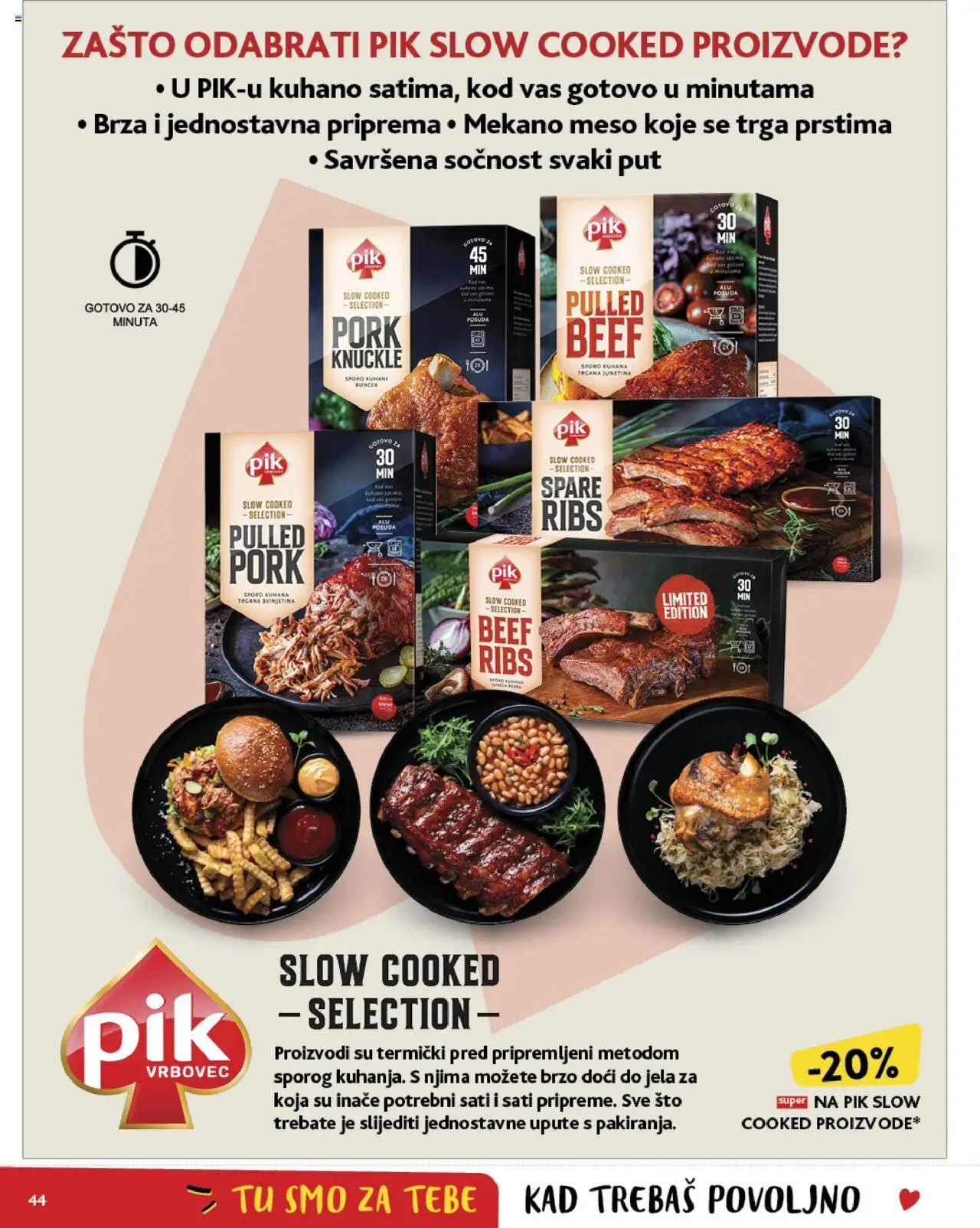 Konzum katalog | vrijedi od 15.10.2025 | Stranica: 44 | Proizvodi: Meso, Junetina, Svinjetina