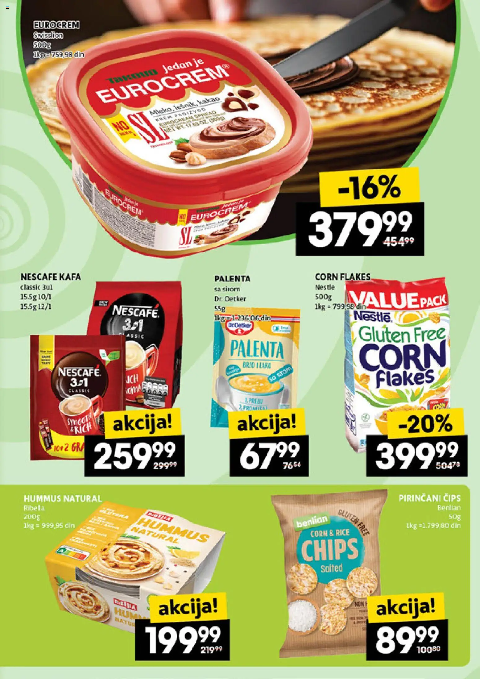 Roda katalog - važi od 29.01.2026 | Strana: 19 | Proizvode: Palenta, Eurocrem, Kafa, Nescafé