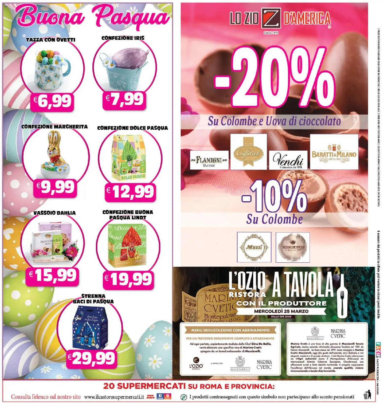Volantino Il Castoro del 17.03.2026 | Pagina: 24 | Prodotti: Uova, Cioccolato, Vassoio