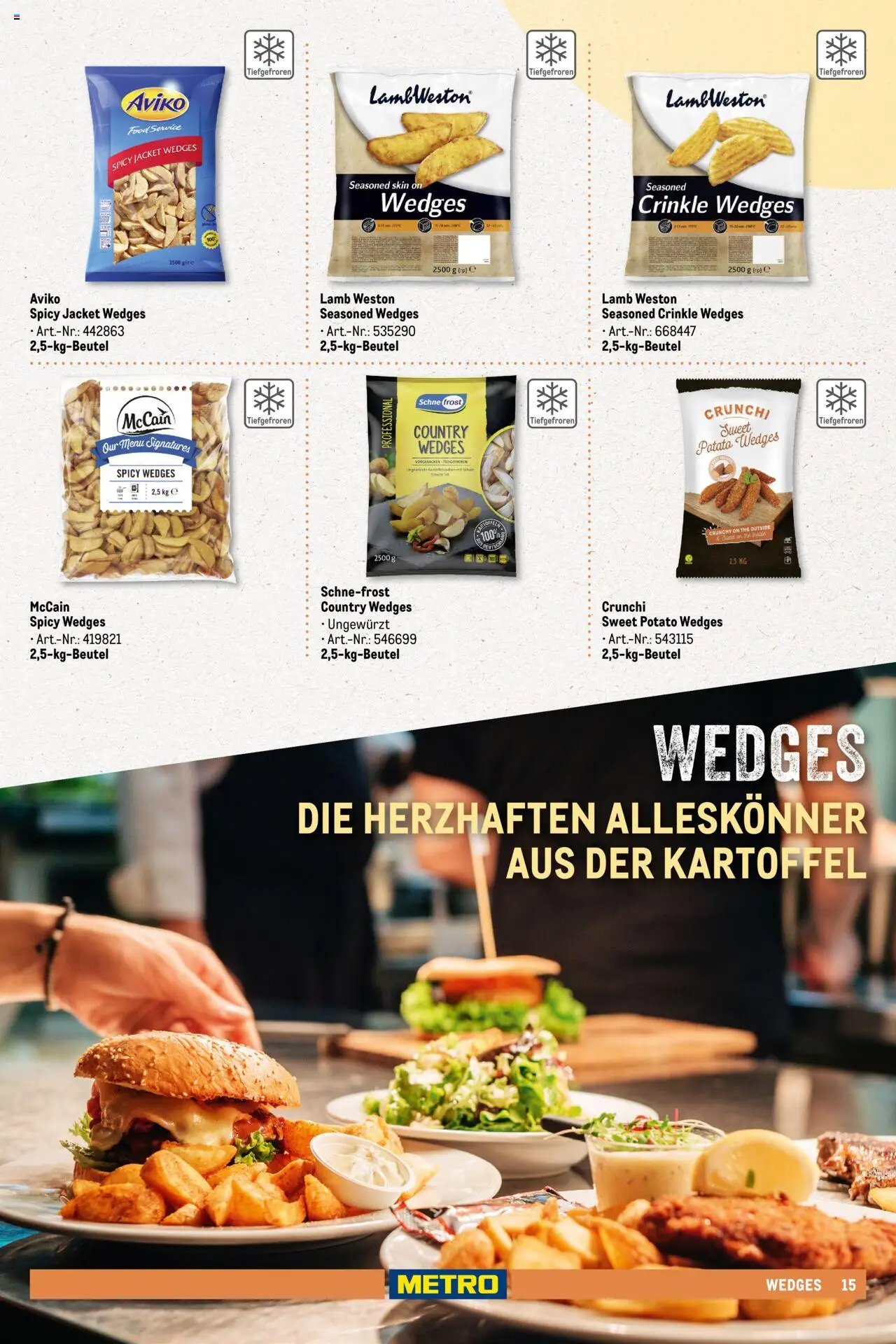 Metro - Pommessortiment – gültig ab 01.03.2025 | Seite: 15 | Produkte: McCain