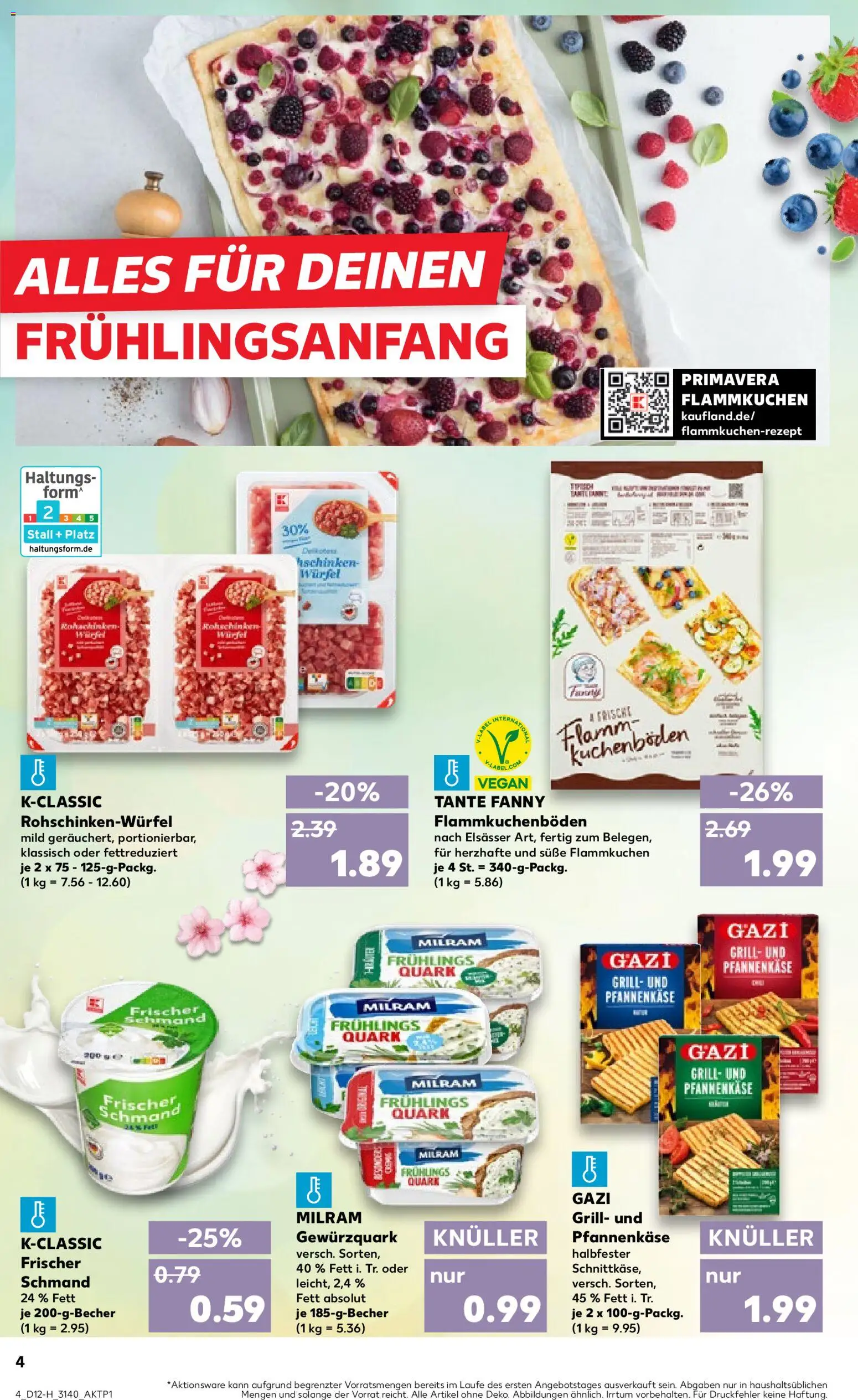 Kaufland Prospekt Leipzig	 – gültig ab 19.03.2026 | Seite: 4 | Produkte: Grill, Quark, Milram