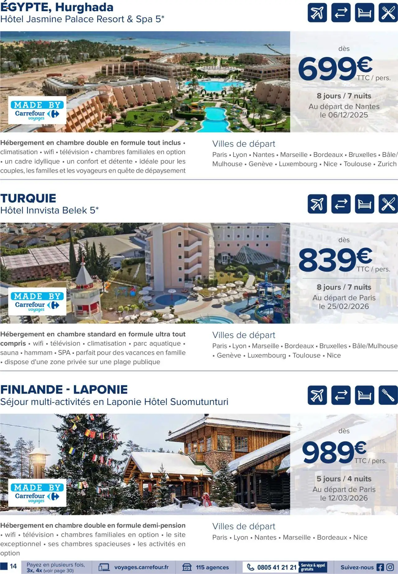 {H1} | Page: 14 | Produits: Télévision, Climatisation, Cadre