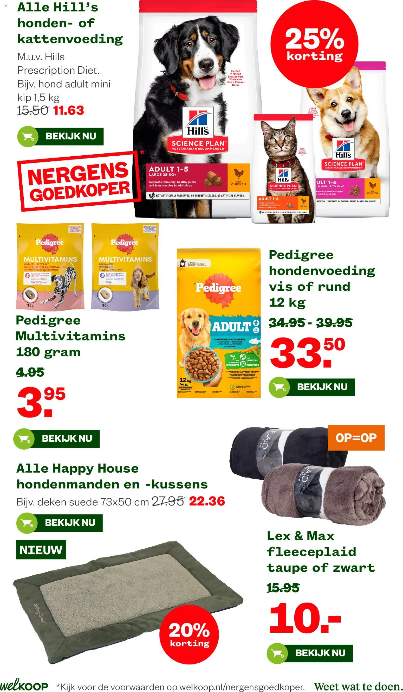 {H1} | Pagina: 23 | Producten: Vis, Deken, Kussens, Kip