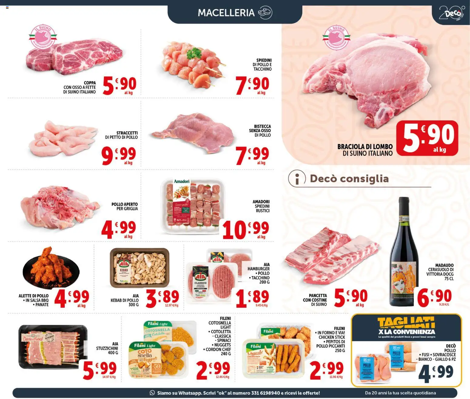 Volantino Decò del 21.04.2026 | Pagina: 5 | Prodotti: Tacchino, Spinaci, Griglia, Rustici