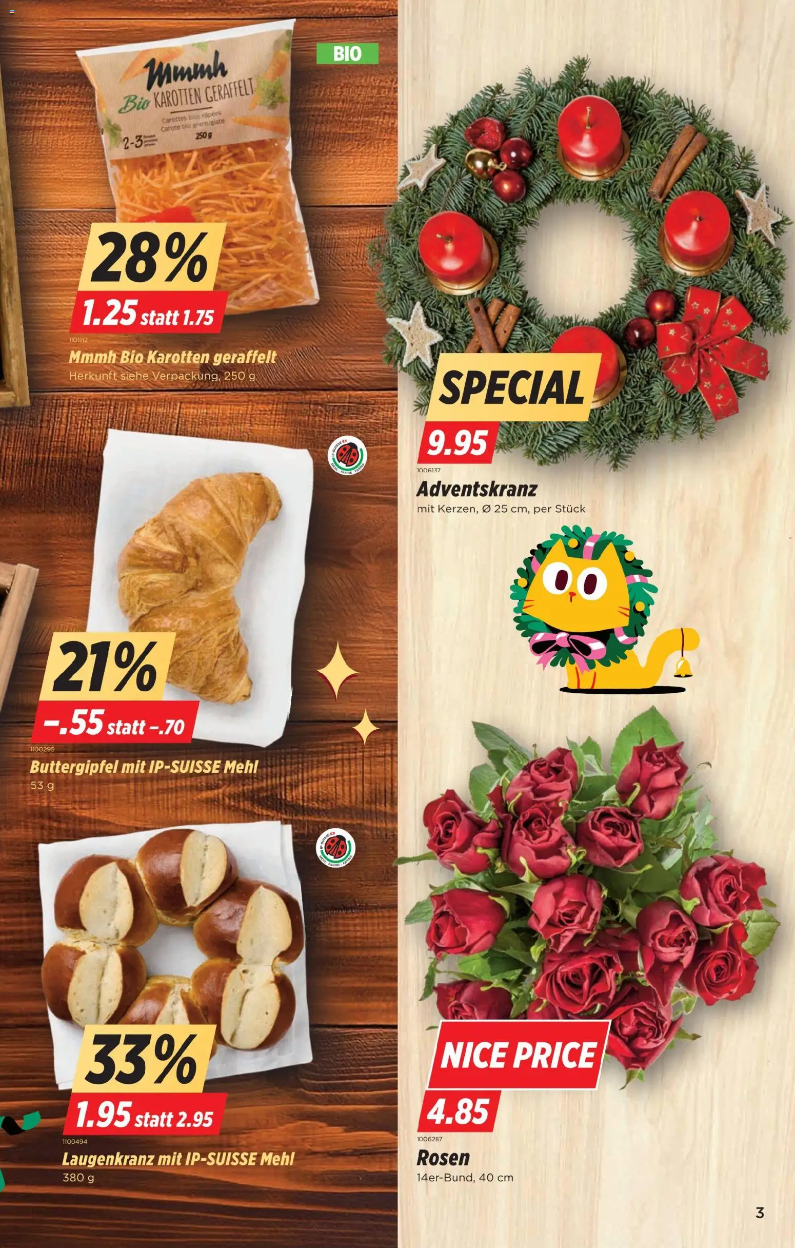 Denner Aktionen – gültig ab 25.11.2025 | Seite: 3 | Produkte: Mehl, Butter