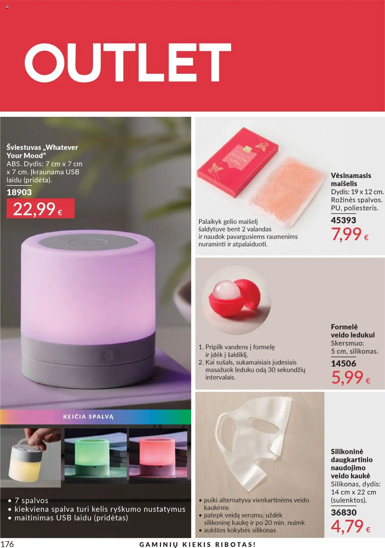 AVON akcijos nuo 01.10.2025 | Puslapis: 176 | Prekių: Kaukė, USB, Veido kaukė