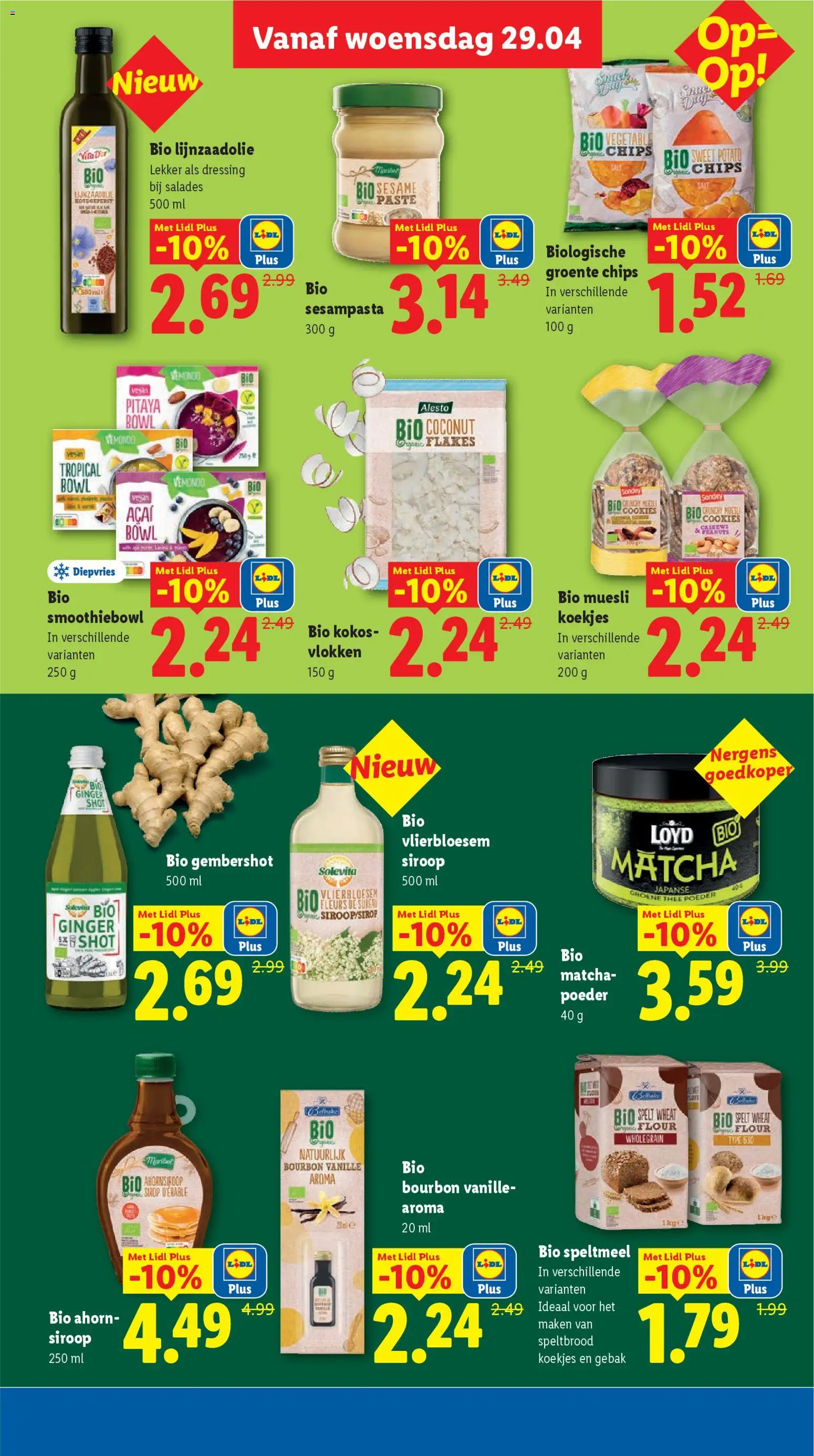 {H1} | Pagina: 21 | Producten: Bourbon, Vlokken, Salades, Muesli