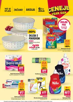 Mercator katalog akcije – veljaven od 12.03.2026 | Stran: 3 | Izdelki: Papirnate brisače, Kos, Zobna pasta, Detergent