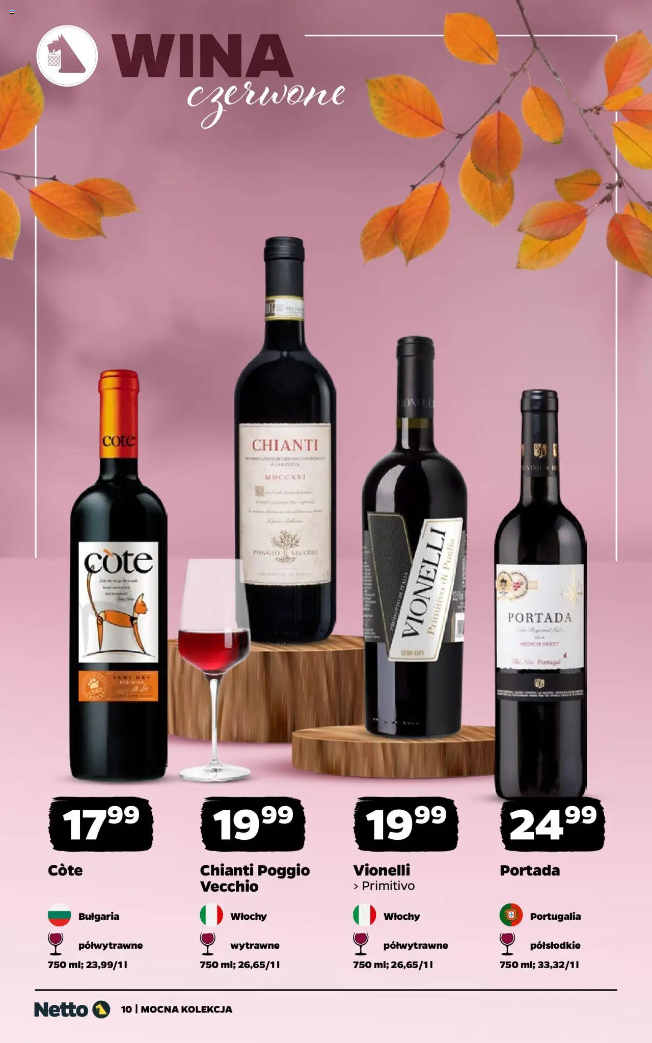 Netto gazetka - Wina od 29.09.2025 | Strona: 10