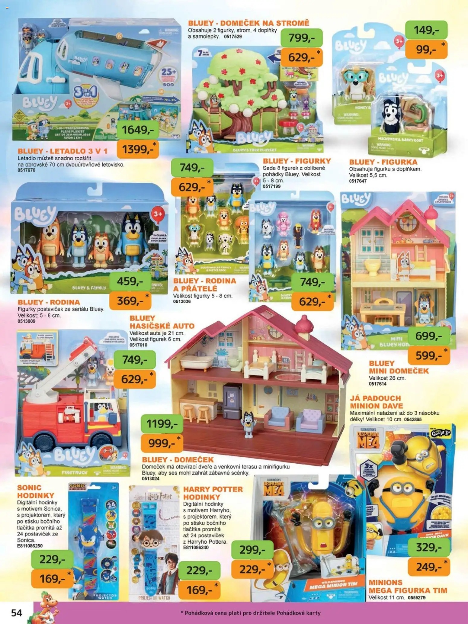 Dráčik leták od 03.10.2025 | Strana: 62 | Produkty: Hodinky, Figurky, Harry Potter, Karty