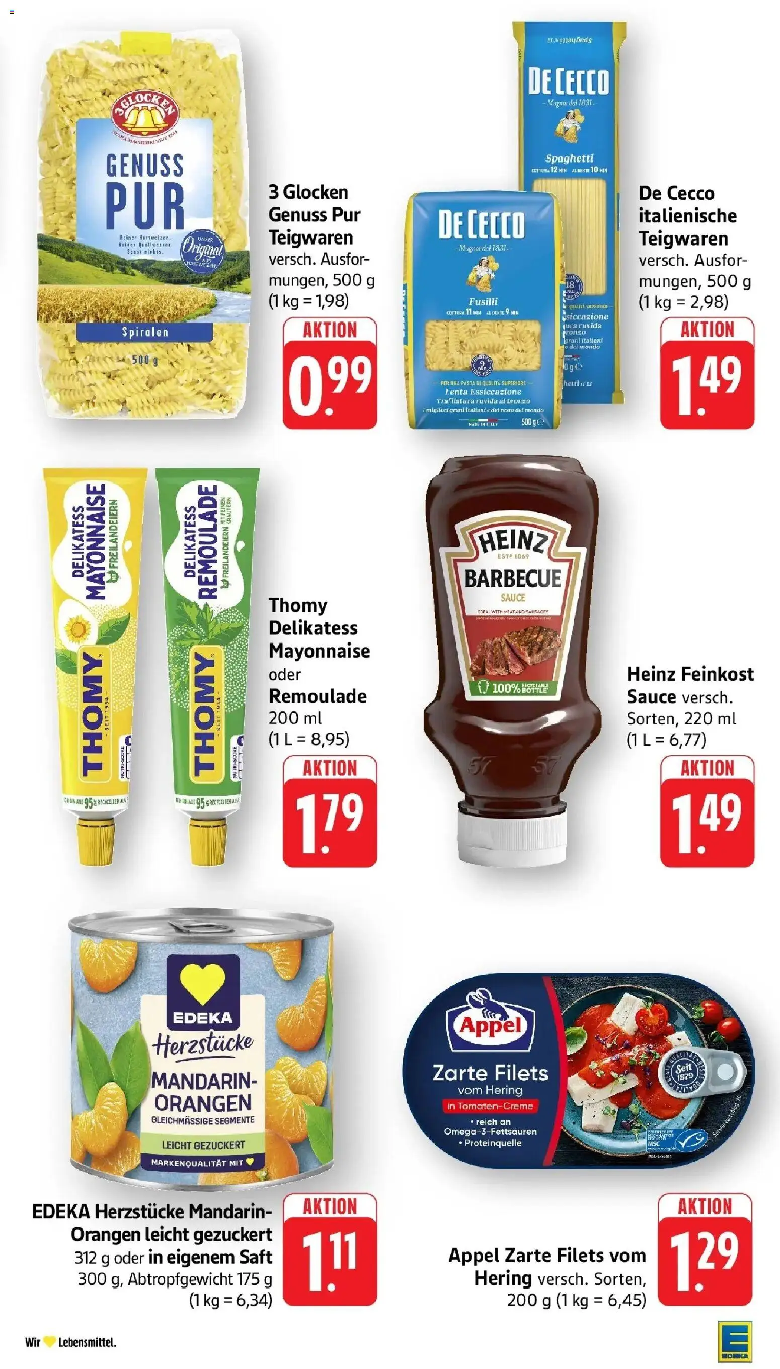 Edeka prospekt Oberstenfeld	 (ab 12.04.2026) » Angebote Online | Seite: 31 | Produkte: Jura, Mayonnaise, Pasta, Saft