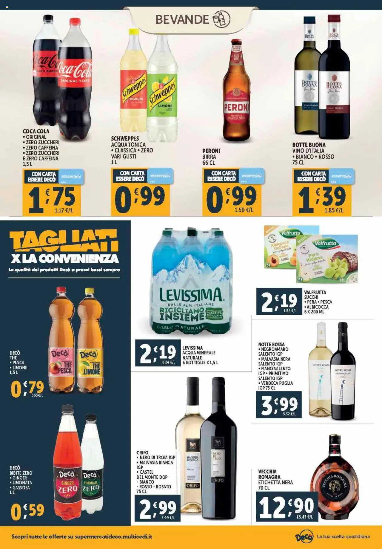 Volantino Decò del 12.09.2025 | Pagina: 14 | Prodotti: Limone, Pera, Bibite, Vino bianco
