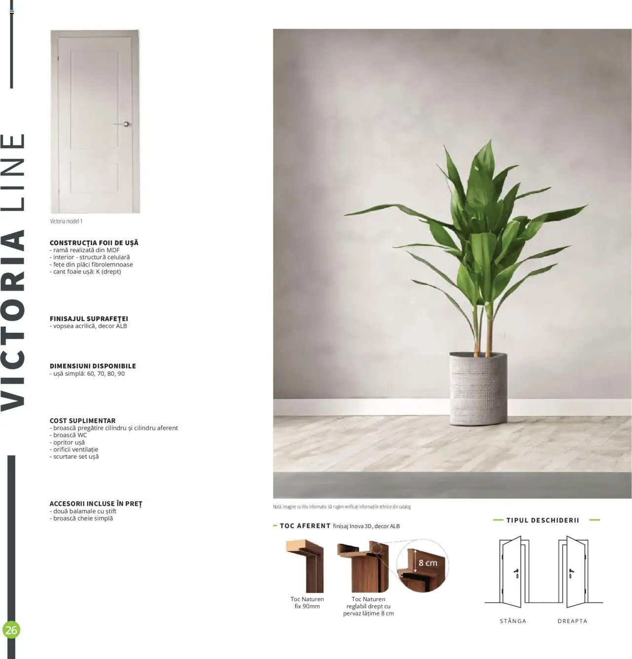 Noul catalog Proges – valabil de la 01.08.2025 | Pagină: 26 | Produse: Vopsea, Ușă