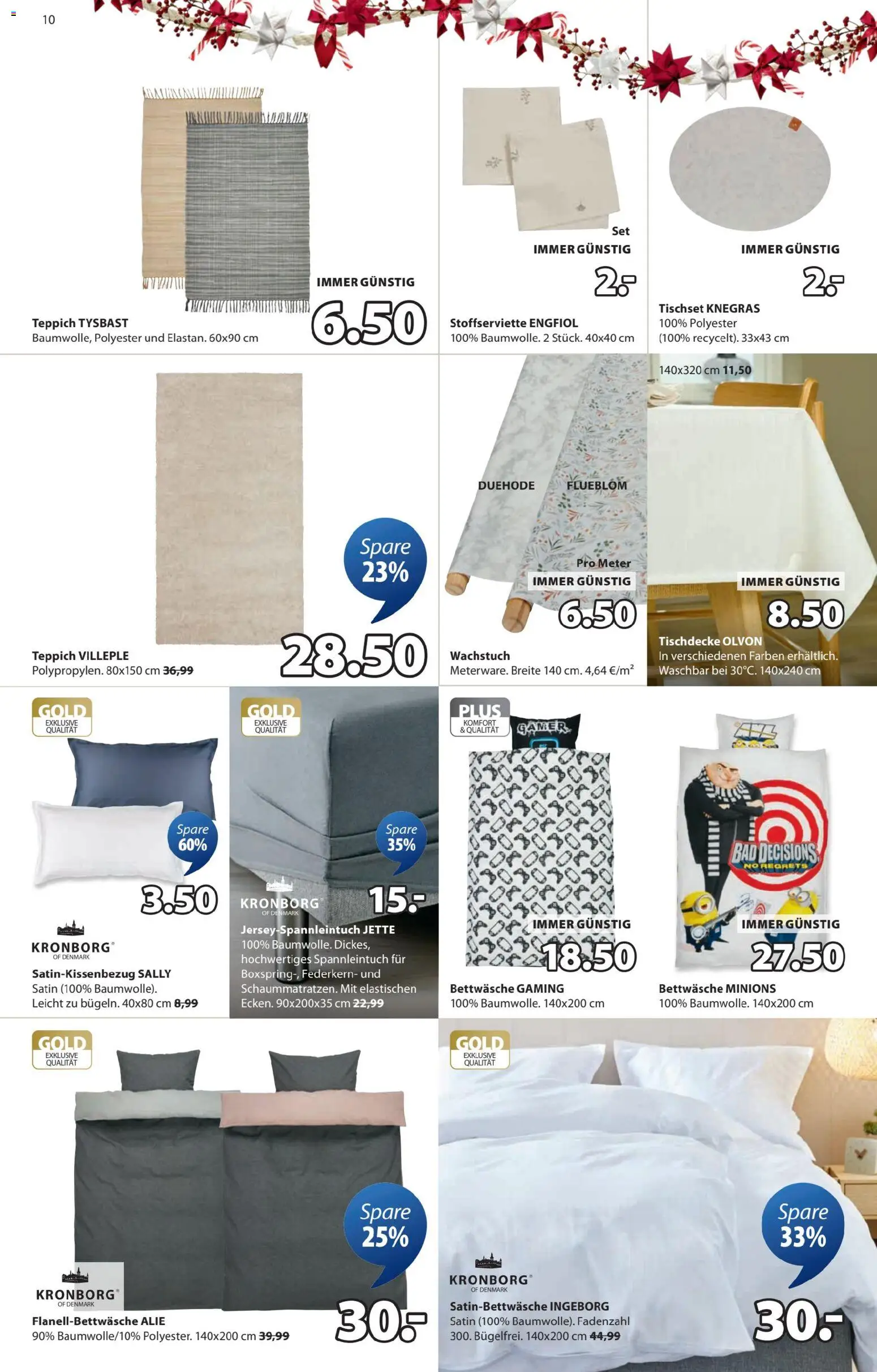 JYSK Angebote gültig ab 17.12.2025 | Seite: 10 | Produkte: Bad, Teppich