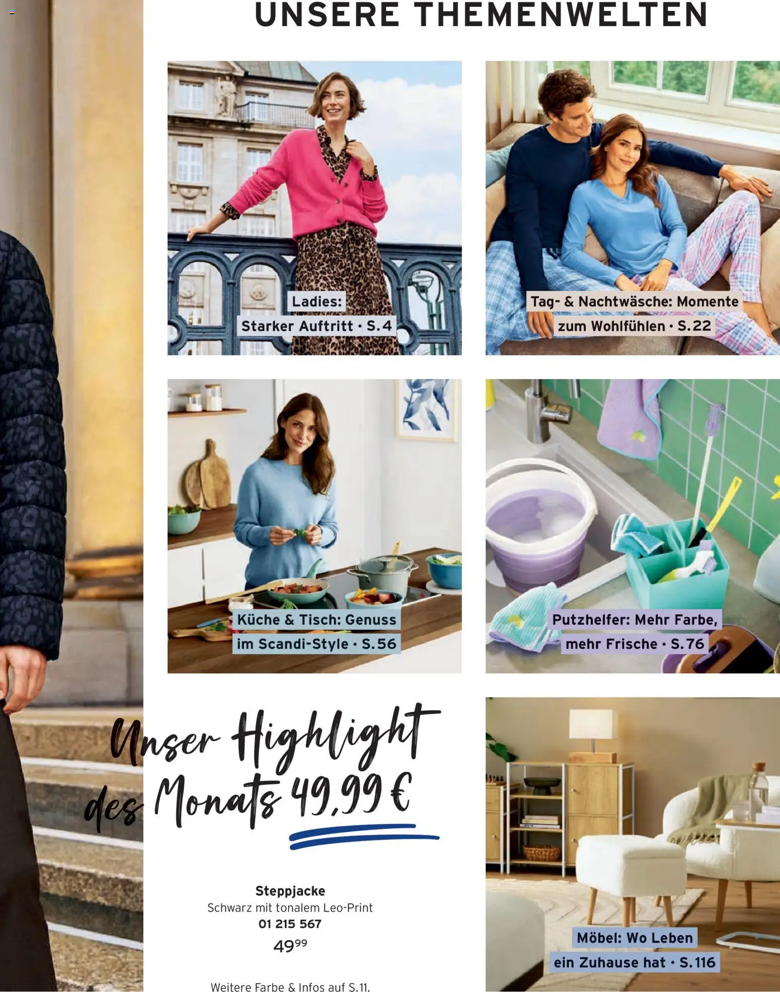 Angebote Tchibo – gültig ab 01.02.2026 | Seite: 3 | Produkte: Tisch, Steppjacke, Küche