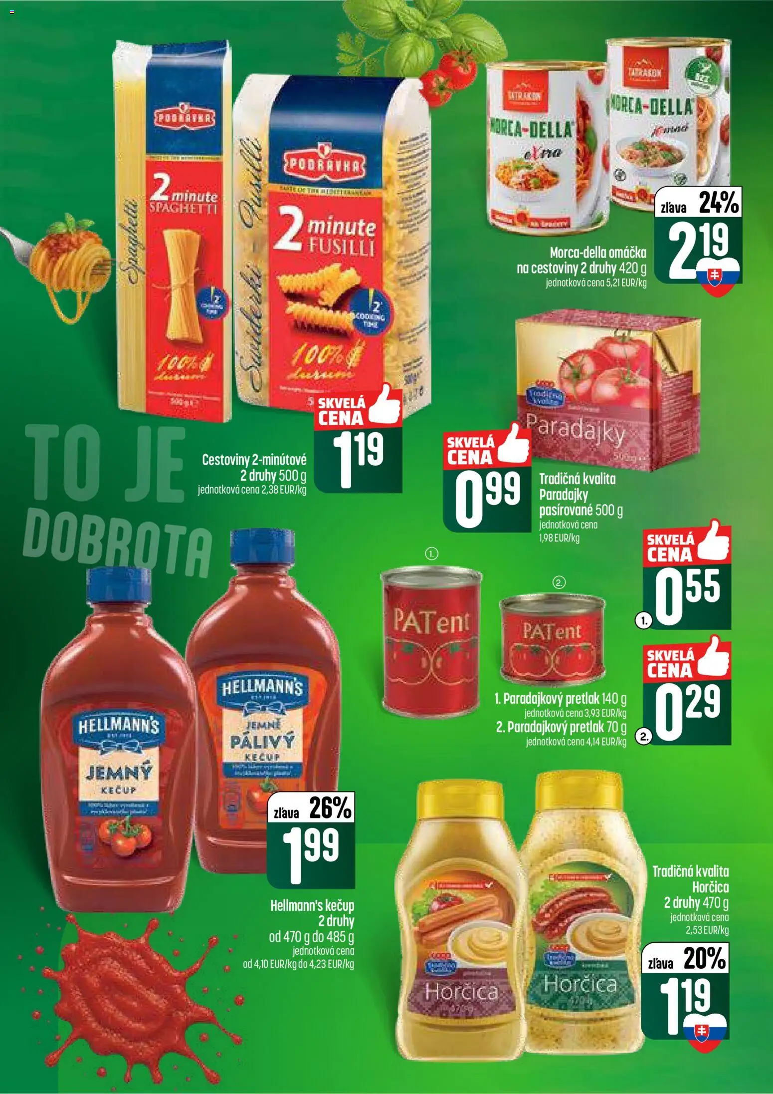 Nové COOP Jednota akcie – leták je platný od 19.02.2026 | Strana: 36 | Produkty: Fusilli, Paradajky, Cestoviny, Kečup