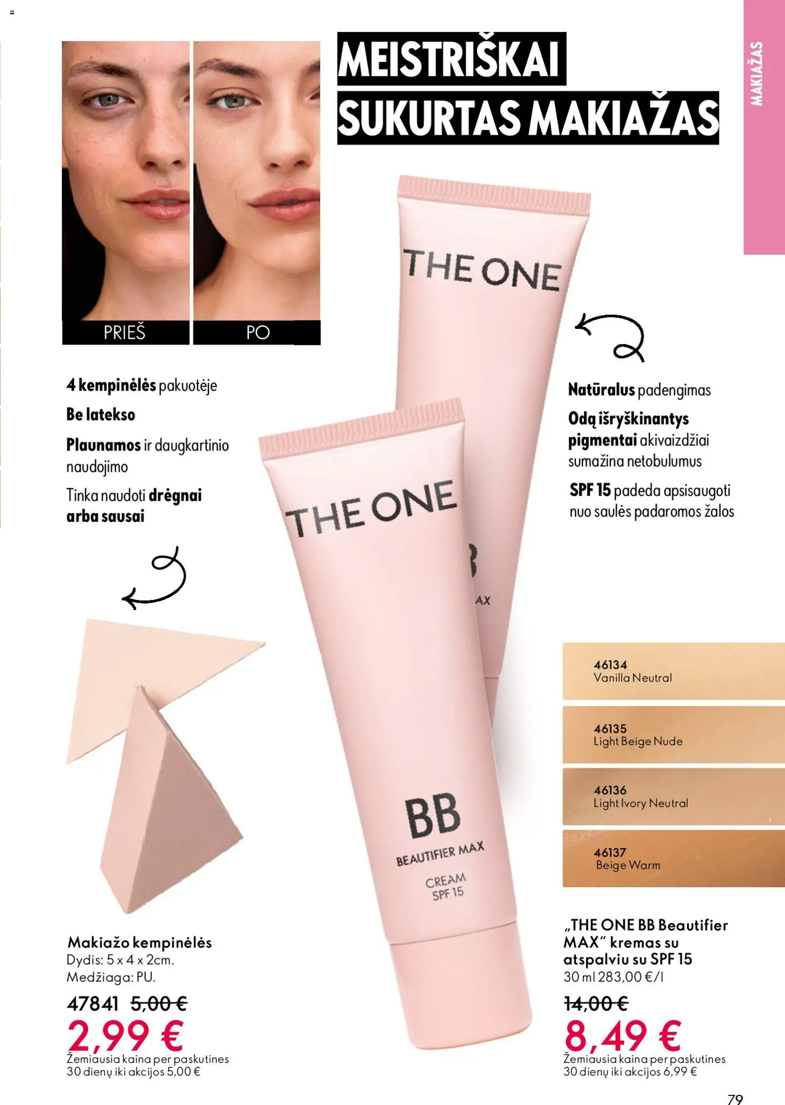 Oriflame akcijos nuo 19.11.2025 | Puslapis: 79 | Prekių: Makiažas, Kremas