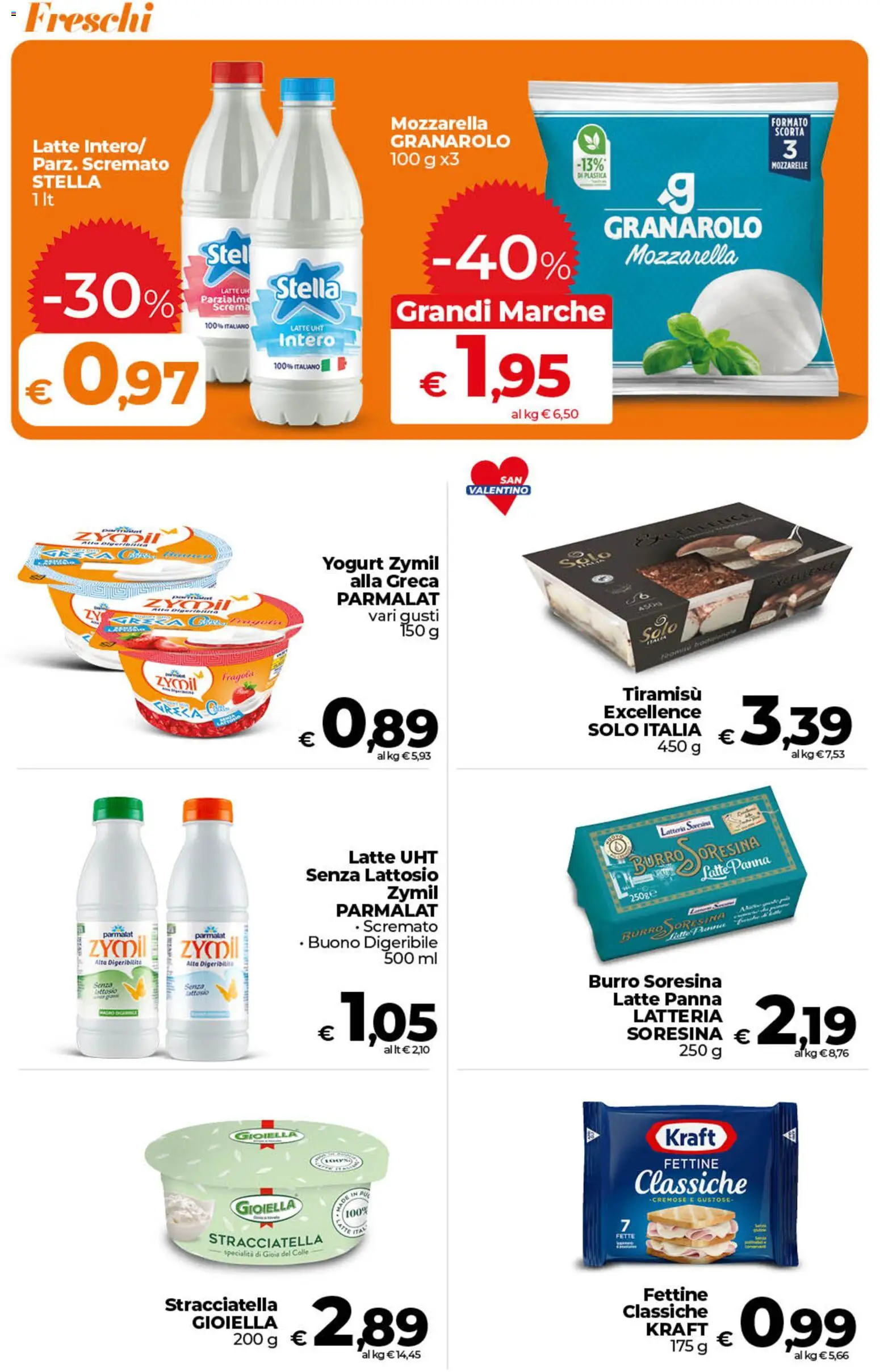 Volantino Ipercoop del 13.02.2026 | Pagina: 20 | Prodotti: Yogurt, Mozzarella, Burro, Stracciatella