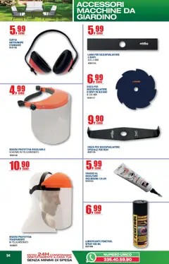 Volantino Bricofer del 27.05.2025 | Pagina: 94 | Prodotti: Schermo, Lubrificante, Decespugliatore, Disco