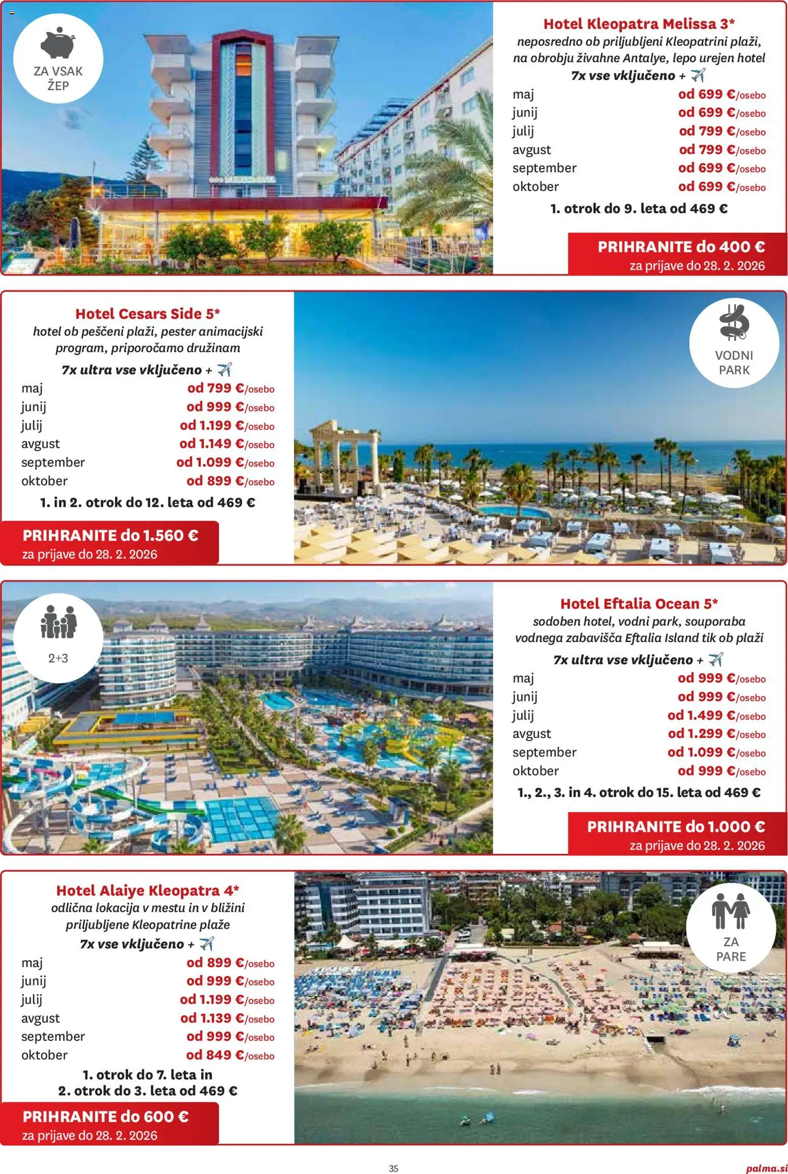 Novi Palma katalog ponudbe – veljaven od 01.01.2026 | Stran: 35