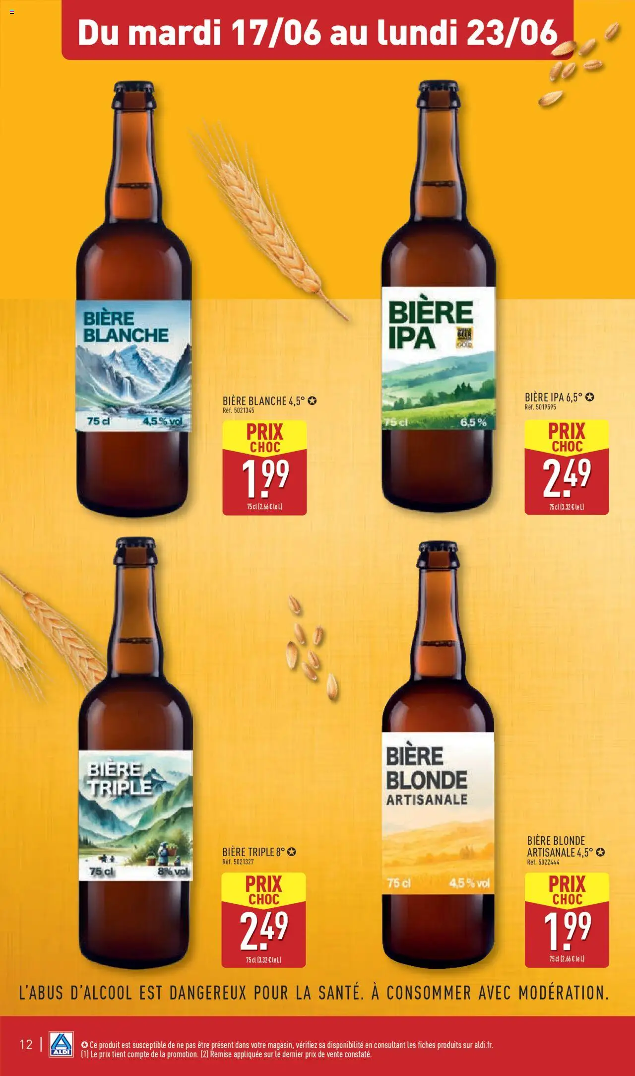  | Page: 15 | Produits: Bière blonde, Bière