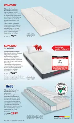 Matratzen Concord Flugblatt ab 25.03.2026 gültig | Seite: 2