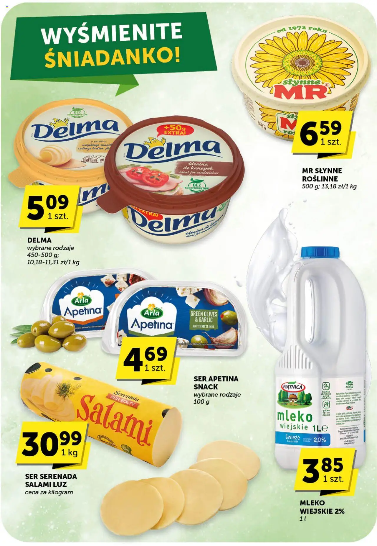 Euro Sklep Gazetka od 16.10.2025 | Strona: 24 | Produkty: Ser żółty, Mleko, Ser, Salami