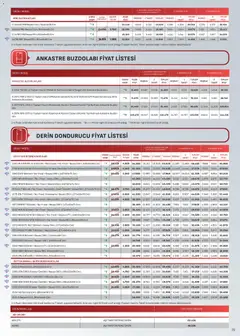 16.04.2026 tarihinden itibaren geçerli olan Arçelik kataloğu önizlemesi | Sayfa: 39 | Ürünler: Buzdolabı, Dondurucu