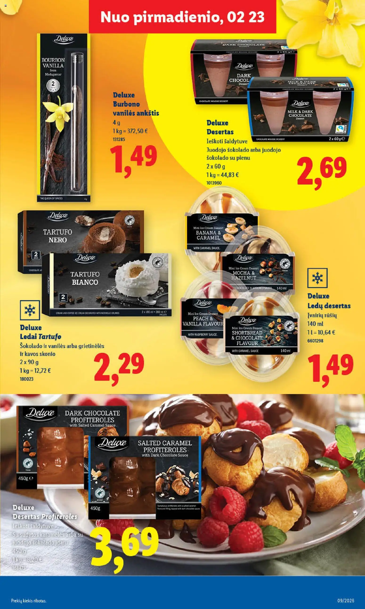 LIDL akcijos nuo 23.02.2026 | Puslapis: 17 | Prekių: Ledai