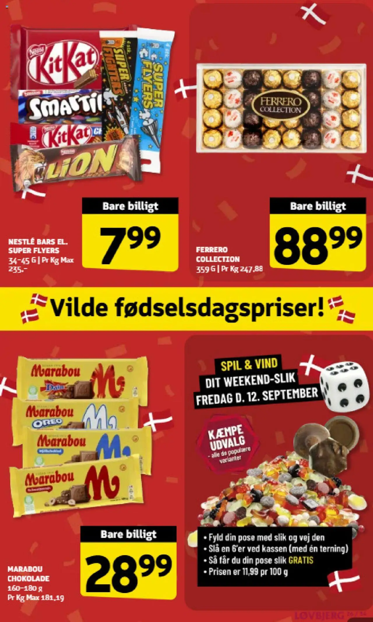 Løvbjerg tilbudsavis – gyldig fra 12.09.2025 | Side: 26 | Produkter: Chokolade, Slik, Spil, Oreo