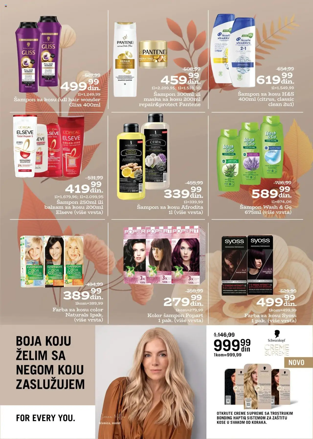 Univerexport katalog - važi od 14.10.2025 | Strana: 11 | Proizvode: Pantene, Maska za kosu, Balzam za kosu, Farba za kosu