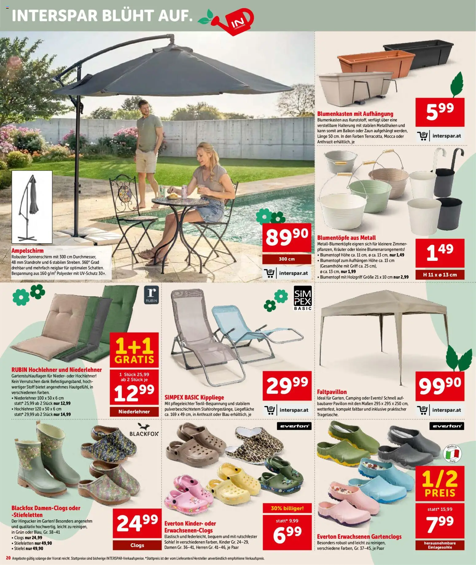 Interspar Flugblatt - Niederösterreich gültig ab 26.02.2026 | Seite: 21 | Produkte: Stiefel, Blumentopf