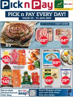 Preview of Pick n Pay specials valid from 25.08.2025