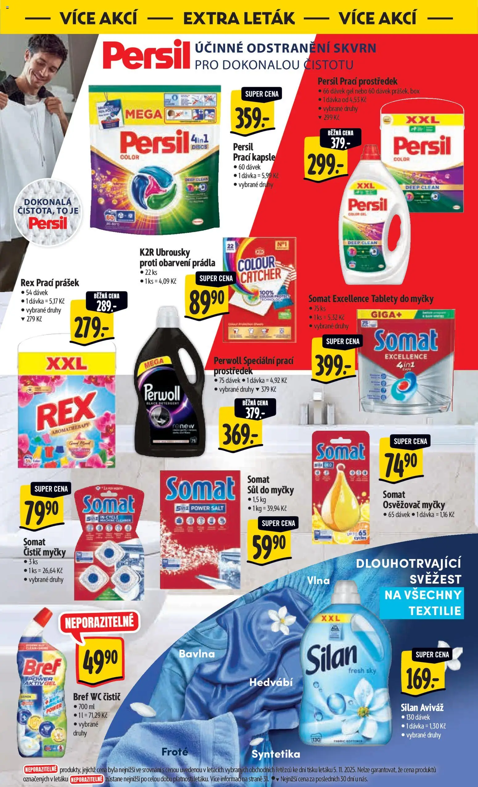 Albert Black Friday od 12.11.2025 | Strana: 50 | Produkty: Tablety do myčky, Silan, Wc, Wc čistič