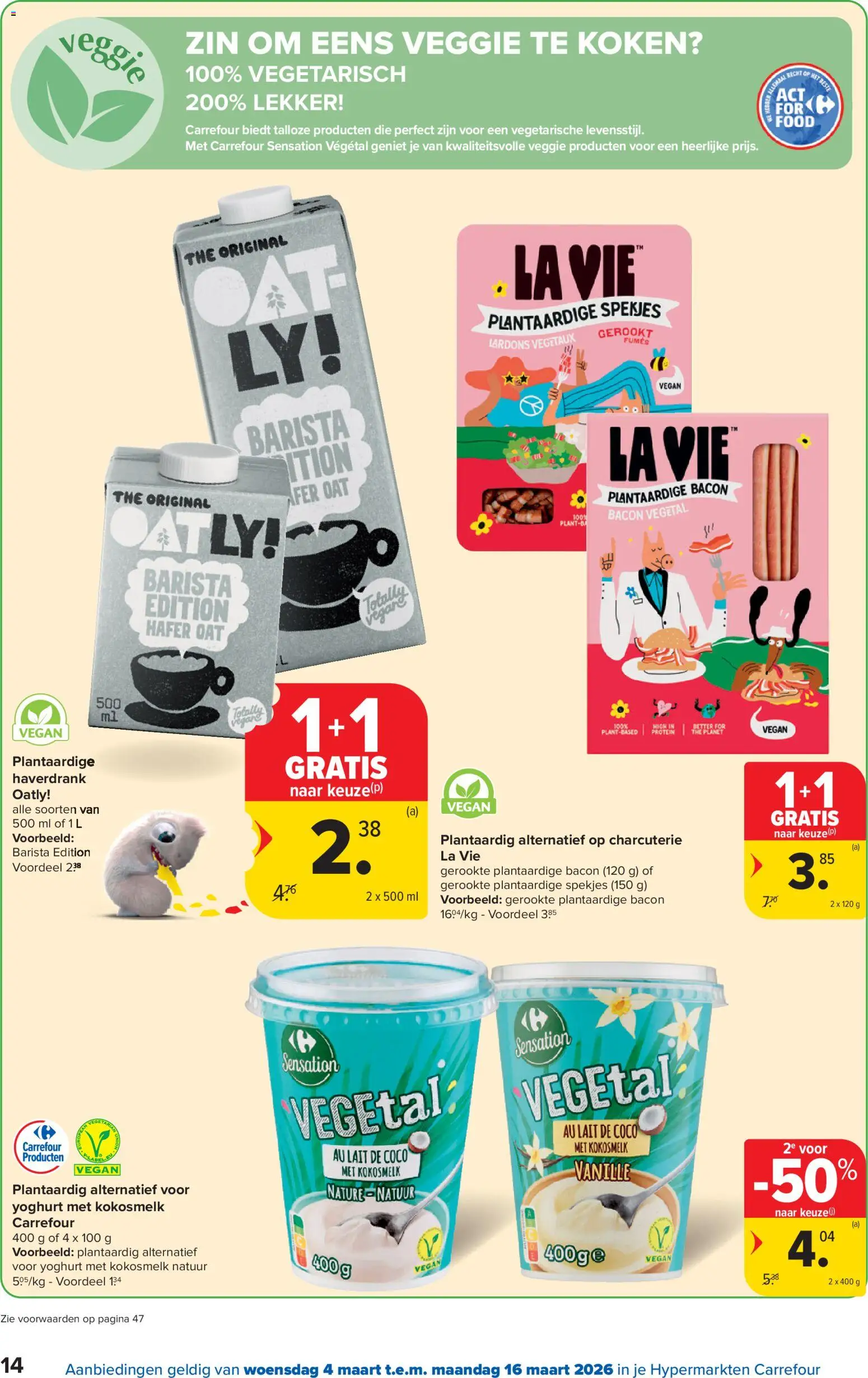 {H1} | Pagina: 14 | Producten: Bacon, La, Yoghurt