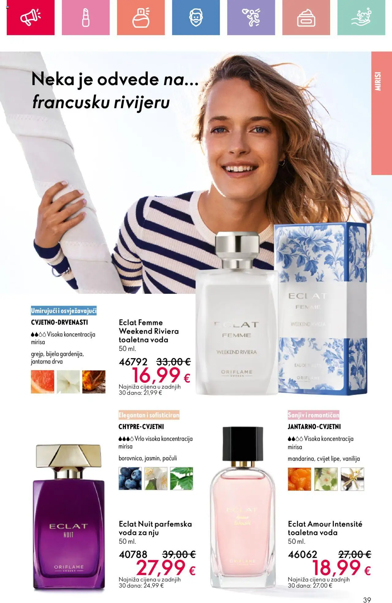 Oriflame katalog | vrijedi od 03.08.2025 | Stranica: 39 | Proizvodi: Voda